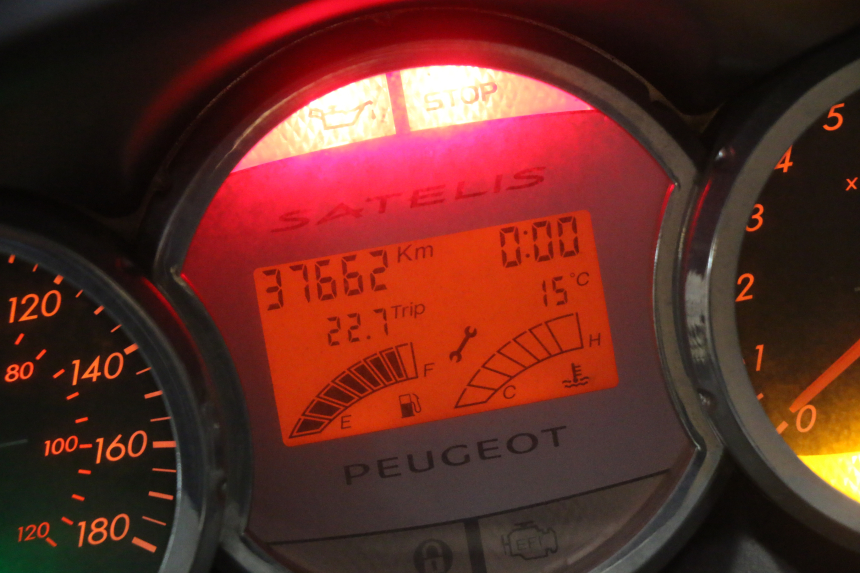 photo de VELOCIMETRO PEUGEOT SATELIS 300 (2012 - 2015)