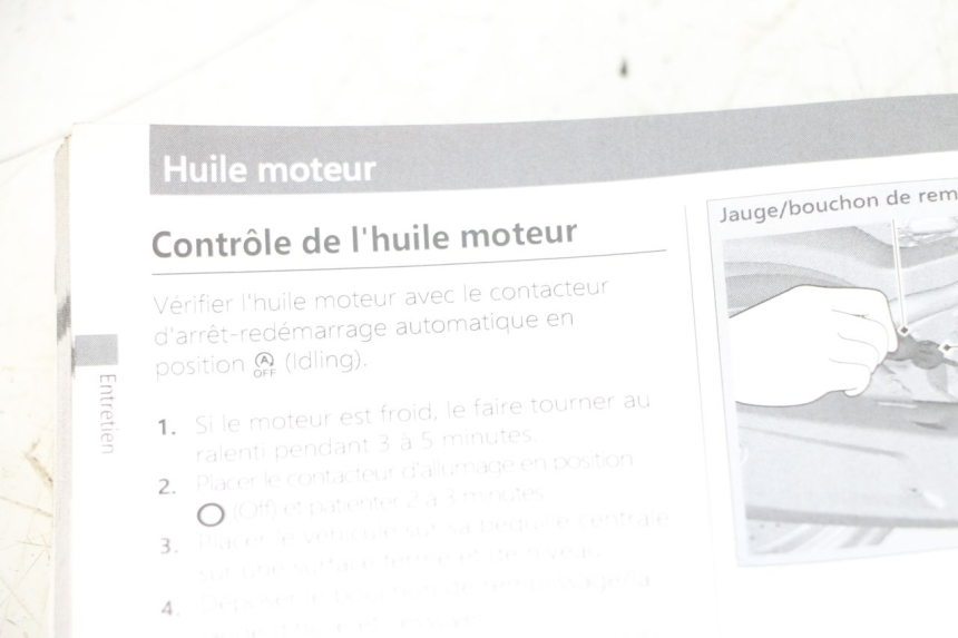 photo de MANUAL DEL USUARIO HONDA FORZA 125 (2021 - 2025)