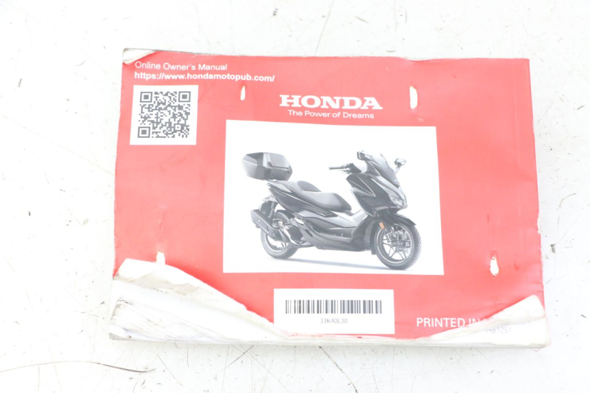 photo de MANUAL DEL USUARIO HONDA FORZA 125 (2021 - 2025)