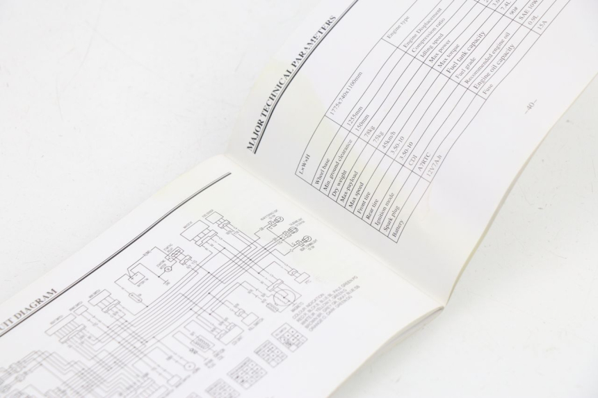 photo de MANUAL DEL USUARIO JM MOTORS DELIVERY 4T 50 (2017 - 2020)