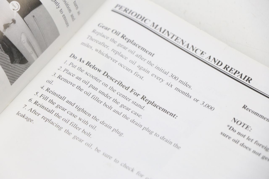 photo de MANUAL DEL USUARIO JM MOTORS DELIVERY 4T 50 (2017 - 2020)