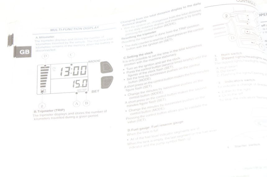 photo de MANUAL DEL USUARIO PEUGEOT TWEET 4T 50 (2018 - 2020)