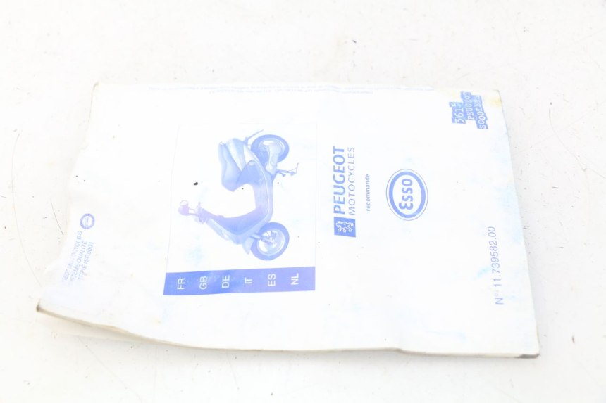 photo de MANUAL DEL USUARIO PEUGEOT VIVACITY 50 (1998 - 2003)
