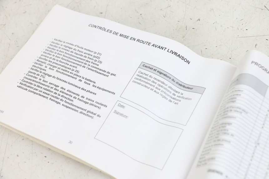 photo de MANUAL DEL USUARIO KYMCO SUPER 8 4T 50 (2021 - 2024)