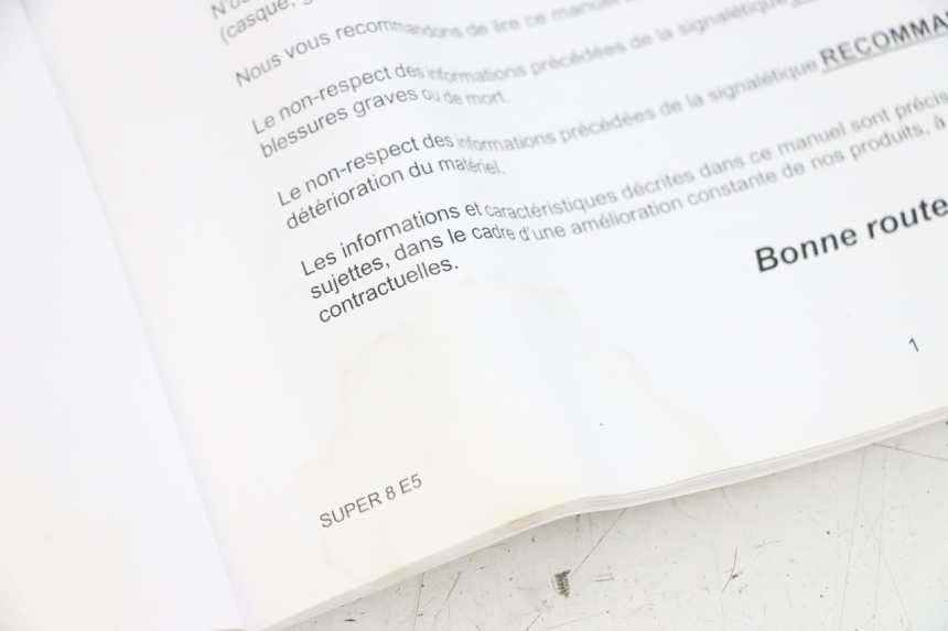 photo de MANUAL DEL USUARIO KYMCO SUPER 8 4T 50 (2021 - 2024)