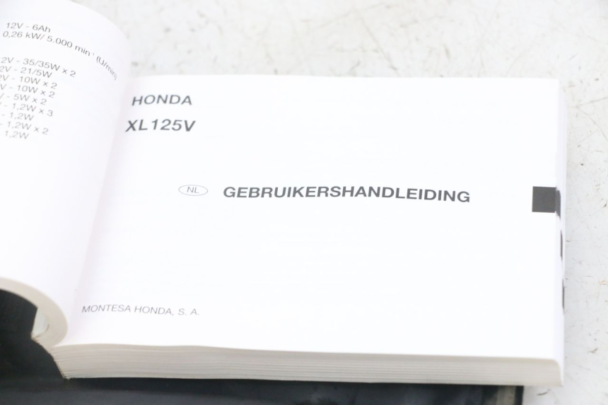 photo de MANUAL DEL USUARIO HONDA XLV VARADERO 125 (2000 - 2006)