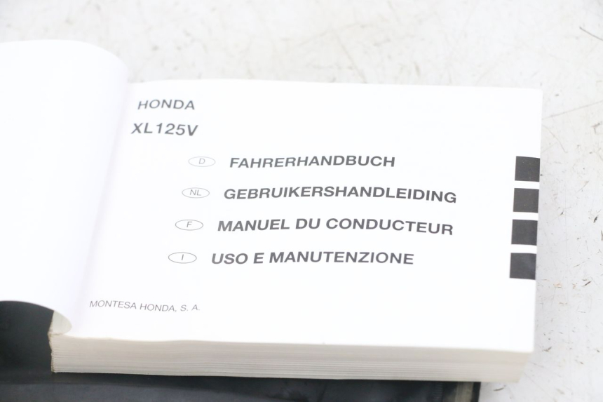 photo de MANUAL DEL USUARIO HONDA XLV VARADERO 125 (2000 - 2006)