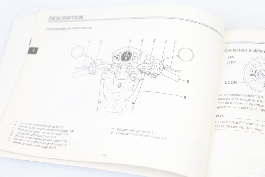 photo de MANUAL DEL USUARIO YAMAHA BW'S BWS 125 (2010 - 2013)