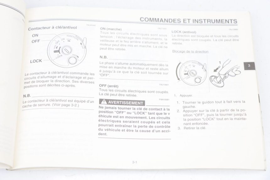 photo de MANUAL DEL USUARIO YAMAHA BW'S BWS 125 (2010 - 2013)