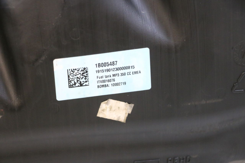 photo de DEPOSITO FUEL PIAGGIO MP3 HPE 350 (2018 - 2020) - Detalle de la pieza