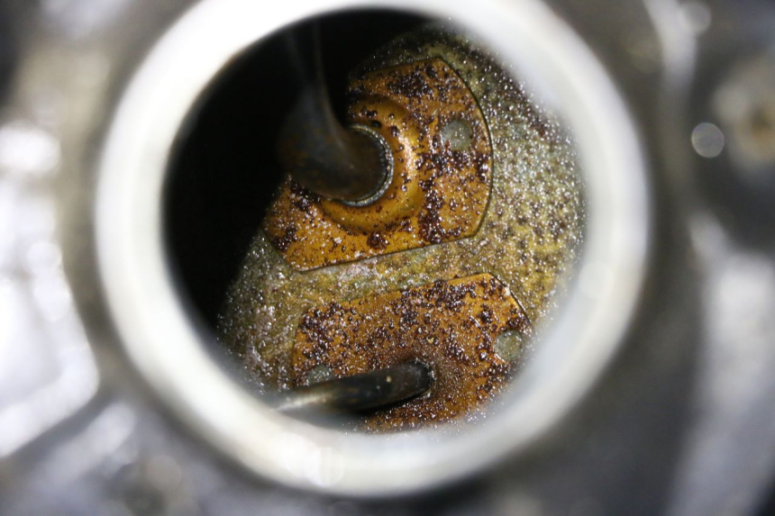 photo de DEPOSITO FUEL HONDA NSR R 125 (1994 - 2003) - Zoom estado de uso